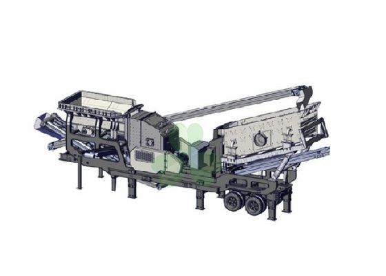 China 40-200tph de mobiele Installatie van de de Machine Draagbare Maalmachine van de Mijnbouwmaalmachine met Generatorreeks leverancier
