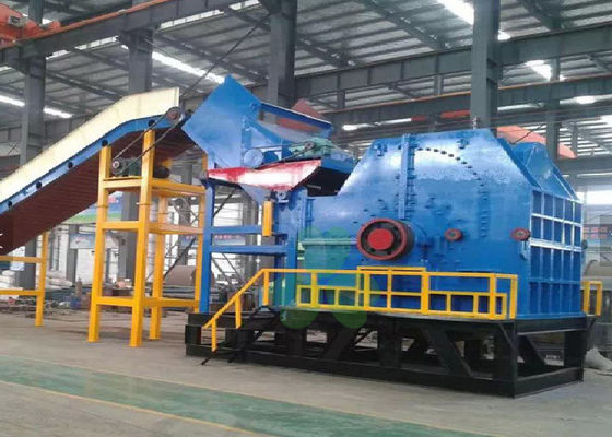 China Grote de Maalmachinemachine van de Groottehamer, Schroot Recyclingsmateriaal Met geringe geluidssterkte leverancier