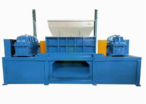 China Dubbele Schachtabs Plastic Ontvezelmachinemachine voor Afval Plastic Zak het Verpletteren leverancier