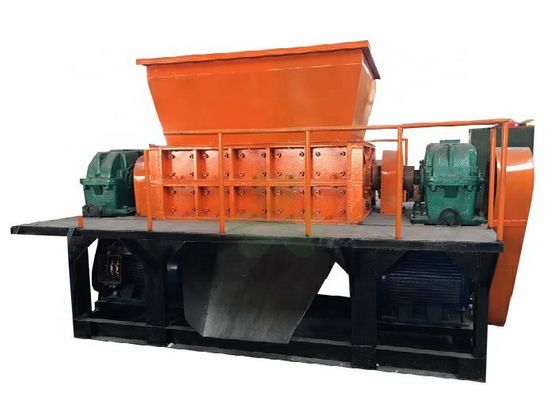 China De dubbele Machine van de Schacht Industriële Ontvezelmachine voor Plastic Afvalcontainer Met geringe geluidssterkte leverancier