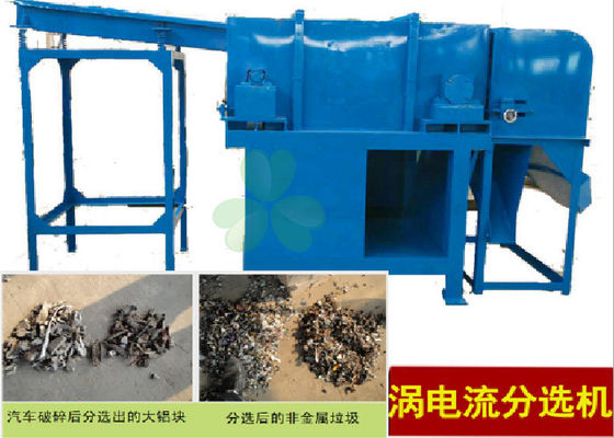China Aluminium/Koper die De Machine4.0+0.75kw Macht recycleren van de Wervelstroomseparator leverancier